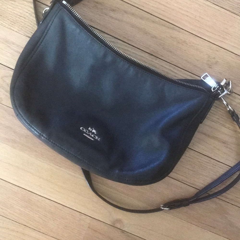 Black Coach Crossbody Purse